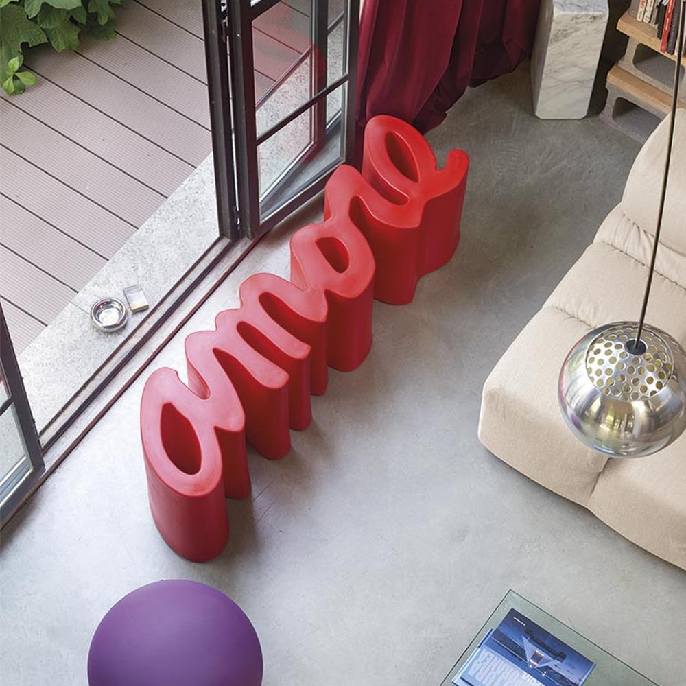 Panca slide AMORE - Flame Red