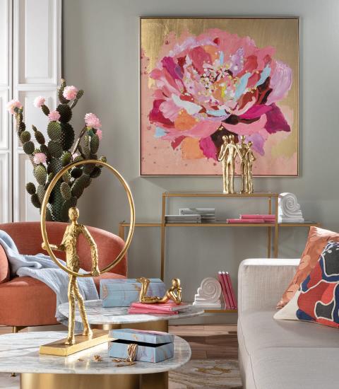 Quadro Pink Flower