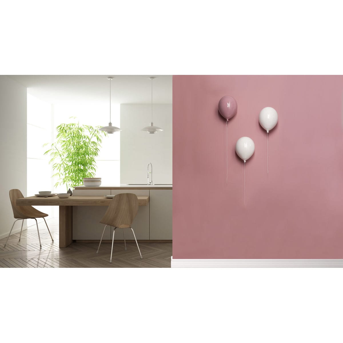 BALLOONS Rosa - Decorazione da parete
