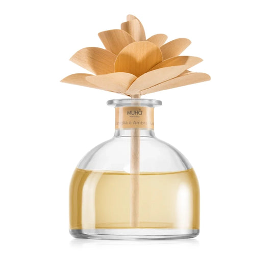Muhà - Profumatore d'ambiente Flower Diffuser vaniglia e ambra pura 200 ml